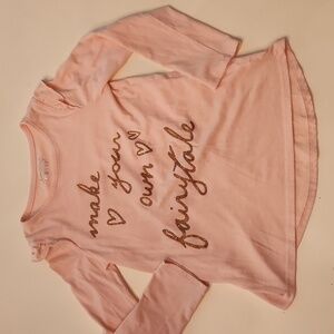 Jumping Beans Fairy Tale Pink Long Sleeve Tshirt Top Size 6